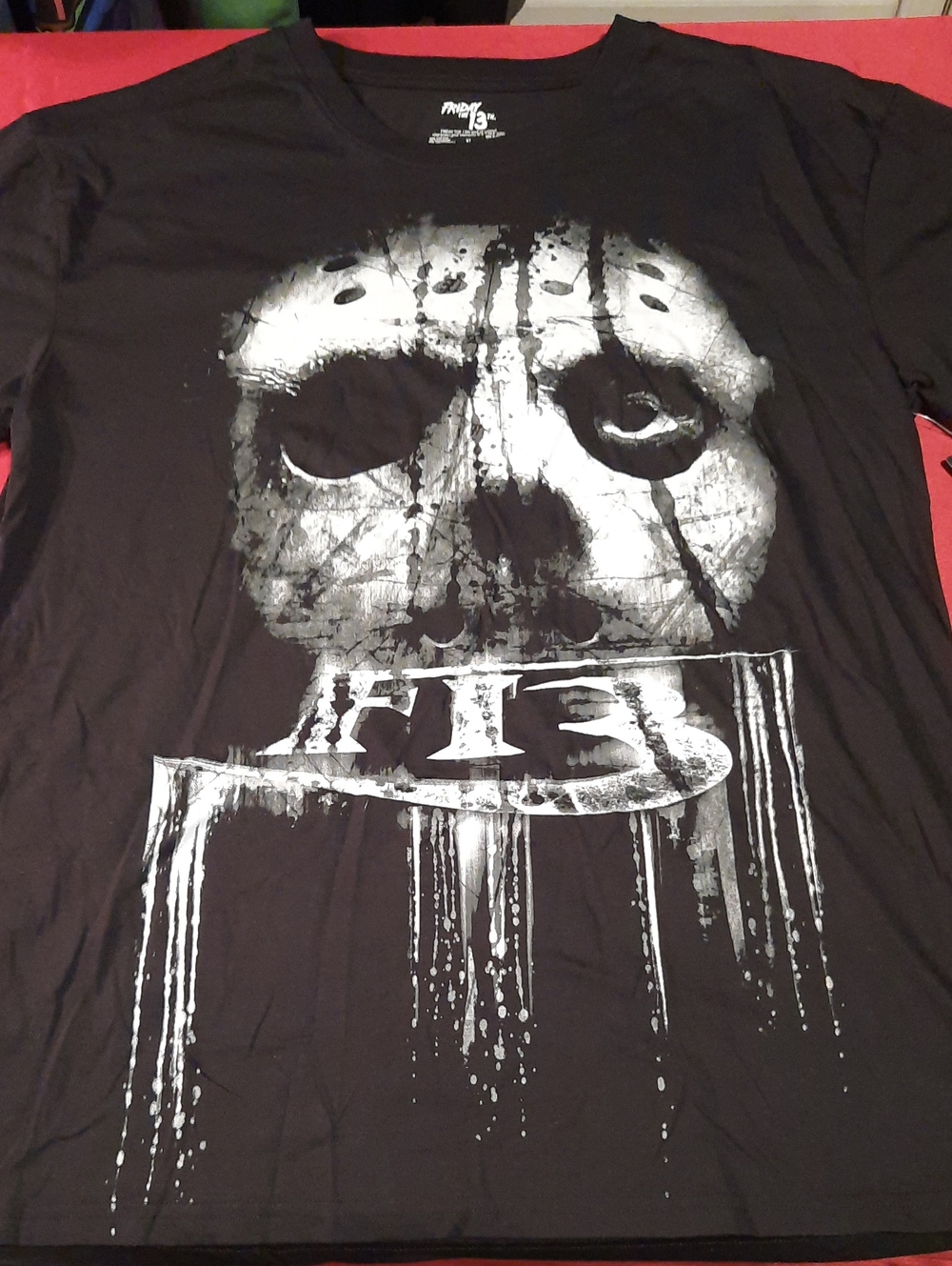 Friday The 13th Men's Black Graphic Short Sleeve Tee